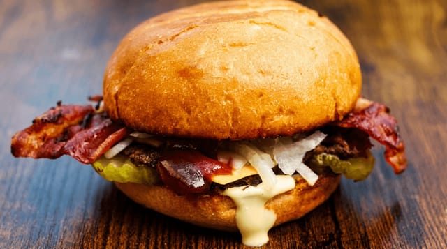 BBQ Deluxe Burger.