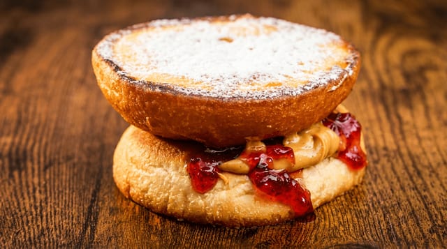Grilled PB&J.